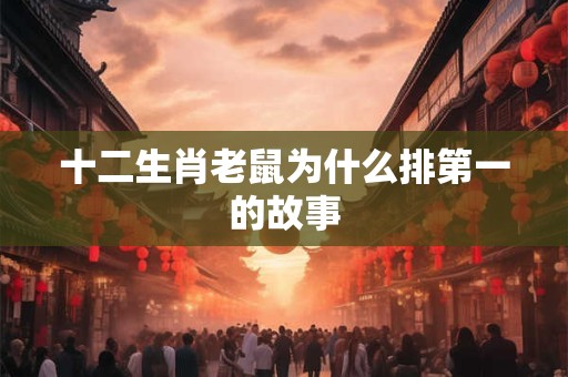 十二生肖老鼠为什么排第一的故事