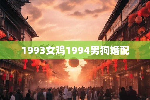 1993女鸡1994男狗婚配