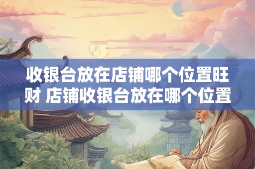 收银台放在店铺哪个位置旺财 店铺收银台放在哪个位置能够带来更多财运
