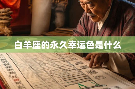 白羊座的永久幸运色是什么