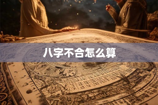 八字不合怎么算