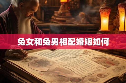 兔女和兔男相配婚姻如何