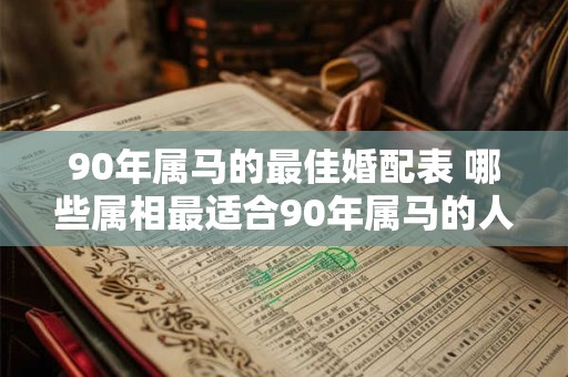 90年属马的最佳婚配表 哪些属相最适合90年属马的人结婚90年属马的最佳婚配表