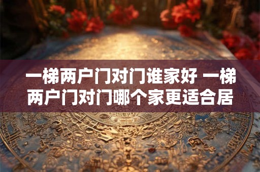 一梯两户门对门谁家好 一梯两户门对门哪个家更适合居住