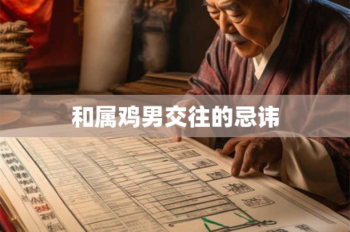 和属鸡男交往的忌讳