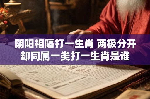 阴阳相隔打一生肖 两极分开却同属一类打一生肖是谁