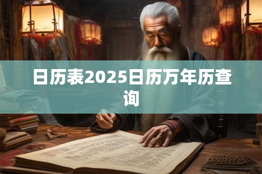 日历表2025日历万年历查询