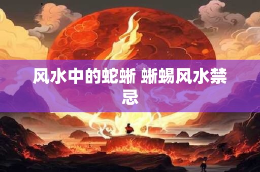 风水中的蛇蜥 蜥蜴风水禁忌