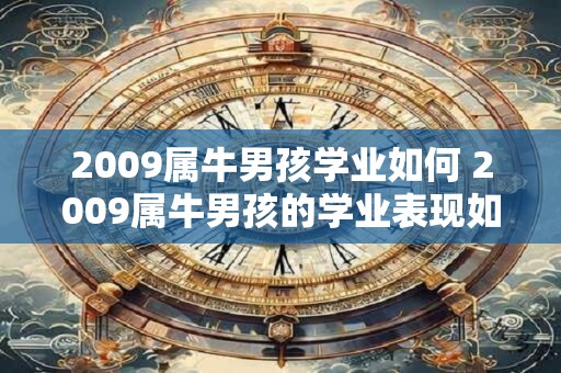 2009属牛男孩学业如何 2009属牛男孩的学业表现如何