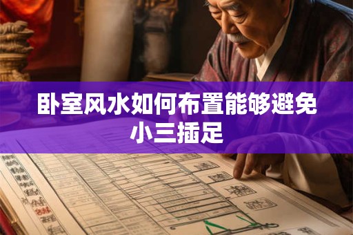 卧室风水如何布置能够避免小三插足