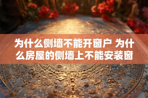 为什么侧墙不能开窗户 为什么房屋的侧墙上不能安装窗户呢
