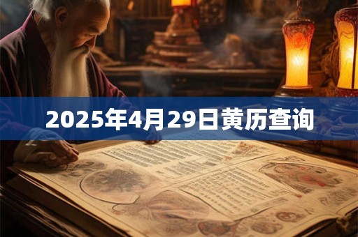 2025年4月29日黄历查询
