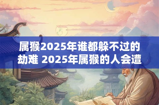属猴2025年谁都躲不过的劫难 2025年属猴的人会遭遇什么劫难无法避免