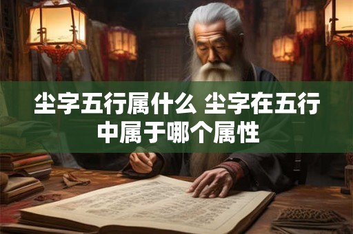 尘字五行属什么 尘字在五行中属于哪个属性