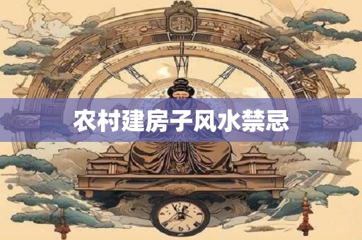 农村建房子风水禁忌