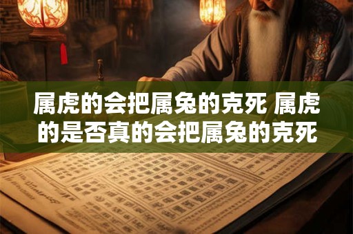 属虎的会把属兔的克死 属虎的是否真的会把属兔的克死
