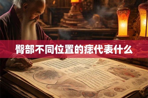 臀部不同位置的痣代表什么