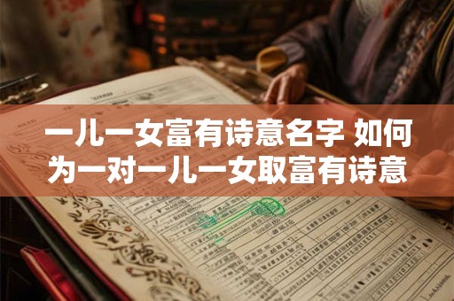 一儿一女富有诗意名字 如何为一对一儿一女取富有诗意的名字