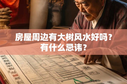 房屋周边有大树风水好吗？有什么忌讳？