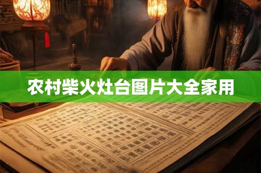 农村柴火灶台图片大全家用