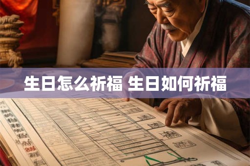 生日怎么祈福 生日如何祈福
