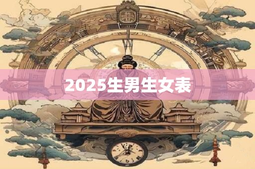 2026生男生女表