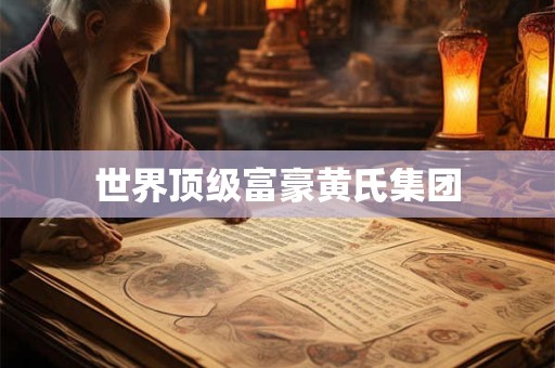 世界顶级富豪黄氏集团