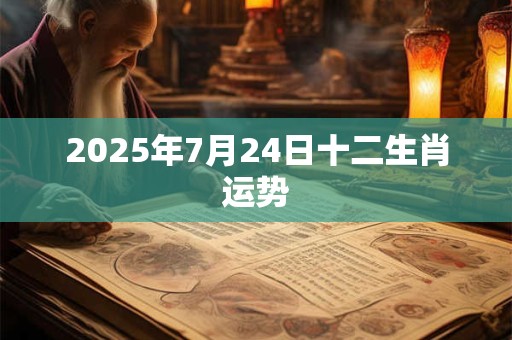 2025年7月24日十二生肖运势