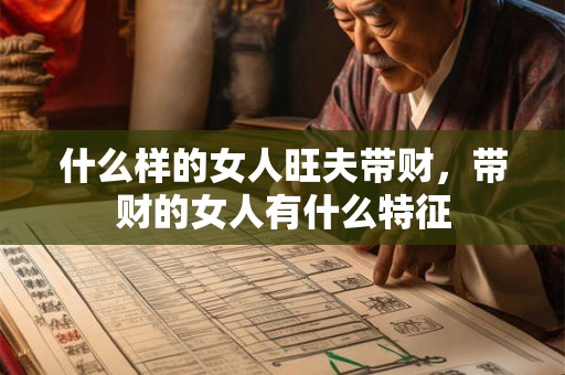 详细阅读:什么样的女人旺夫带财,带财的女人有什么特征 什么样的女人旺夫带财,带财的女人有什么特征