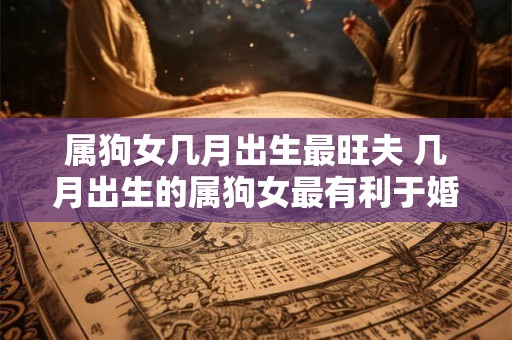 属狗女几月出生最旺夫 几月出生的属狗女最有利于婚姻和家庭