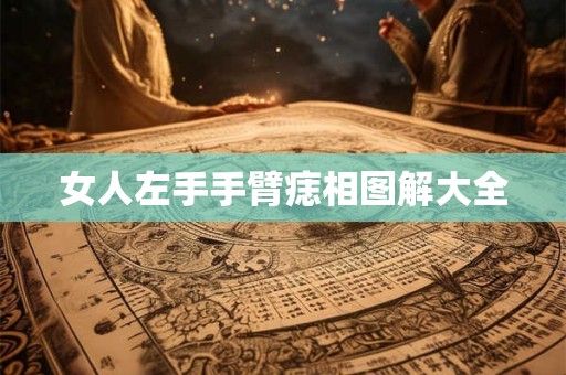女人左手手臂痣相图解大全
