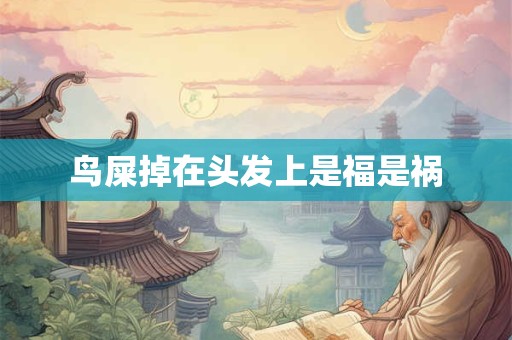 鸟屎掉在头发上是福是祸