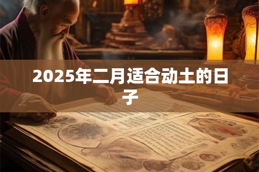 2025年二月适合动土的日子
