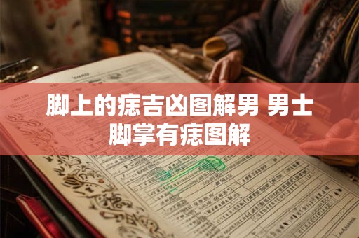 脚上的痣吉凶图解男 男士脚掌有痣图解