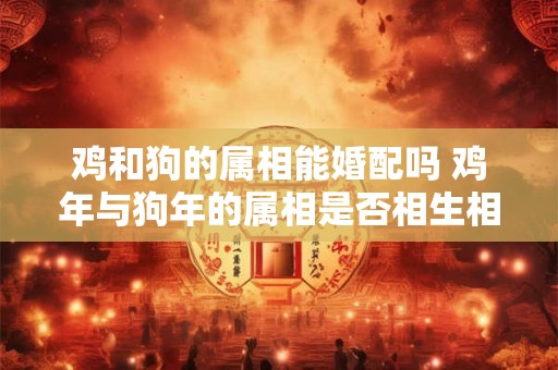 鸡和狗的属相能婚配吗 鸡年与狗年的属相是否相生相克能否进行婚配