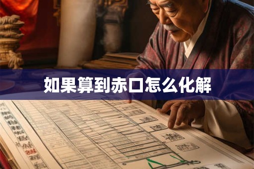 如果算到赤口怎么化解