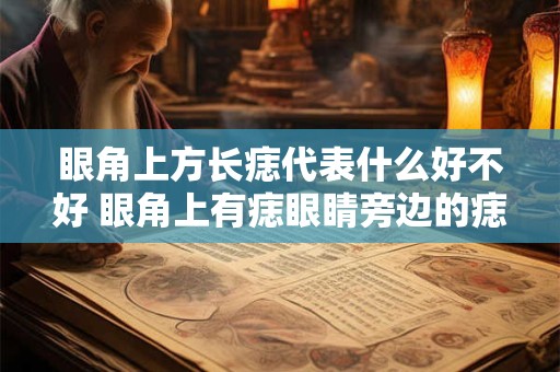 眼角上方长痣代表什么好不好 眼角上有痣眼睛旁边的痣好不好
