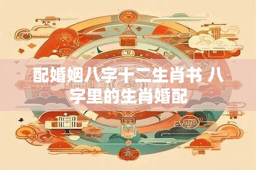 配婚姻八字十二生肖书 八字里的生肖婚配
