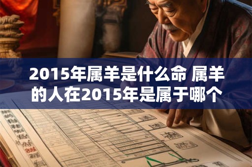 2015年属羊是什么命 属羊的人在2015年是属于哪个命格