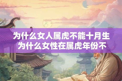 为什么女人属虎不能十月生 为什么女性在属虎年份不能在十月份生孩子