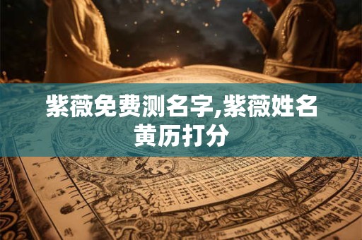 紫薇免费测名字,紫薇姓名黄历打分
