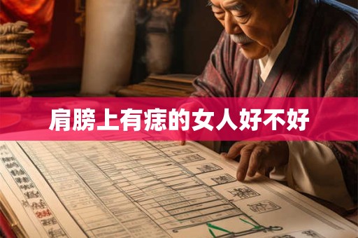 肩膀上有痣的女人好不好