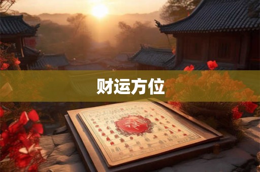 财运方位