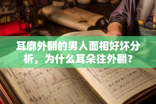 耳廓外翻的男人面相好坏分析，为什么耳朵往外翻？