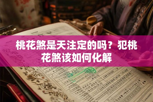 桃花煞是天注定的吗？犯桃花煞该如何化解