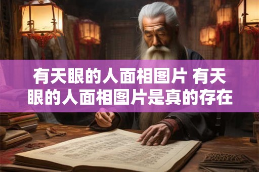 有天眼的人面相图片 有天眼的人面相图片是真的存在吗