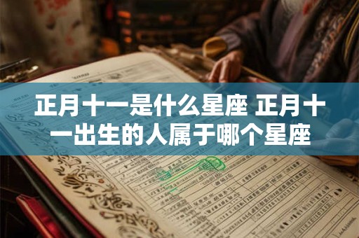 正月十一是什么星座 正月十一出生的人属于哪个星座