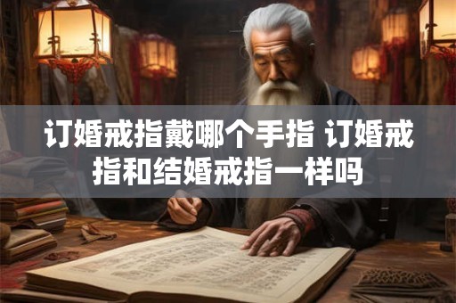 订婚戒指戴哪个手指 订婚戒指和结婚戒指一样吗