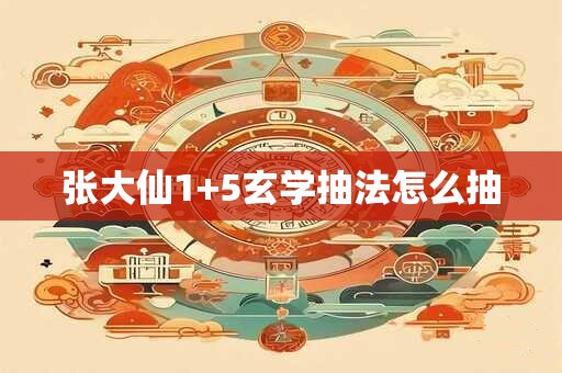 张大仙1+5玄学抽法怎么抽