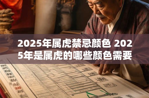 2025年属虎禁忌颜色 2025年是属虎的哪些颜色需要避免